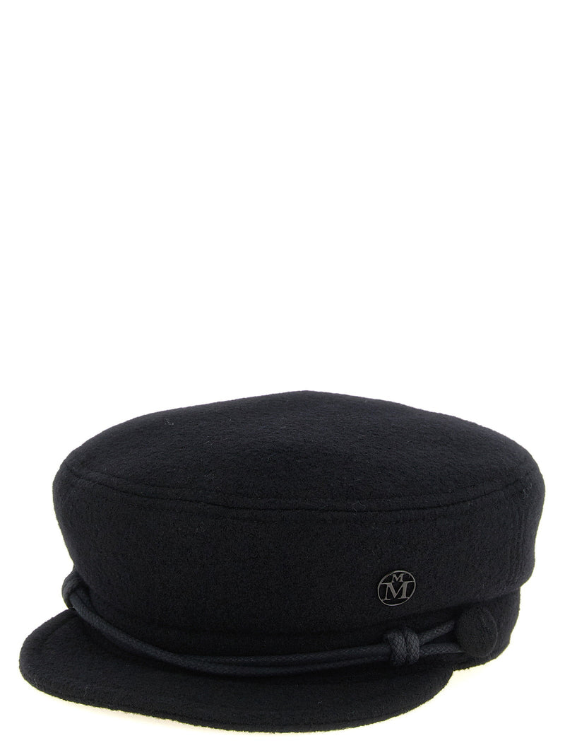 Maison Michel Beanie — Black Pure Wool Beanies