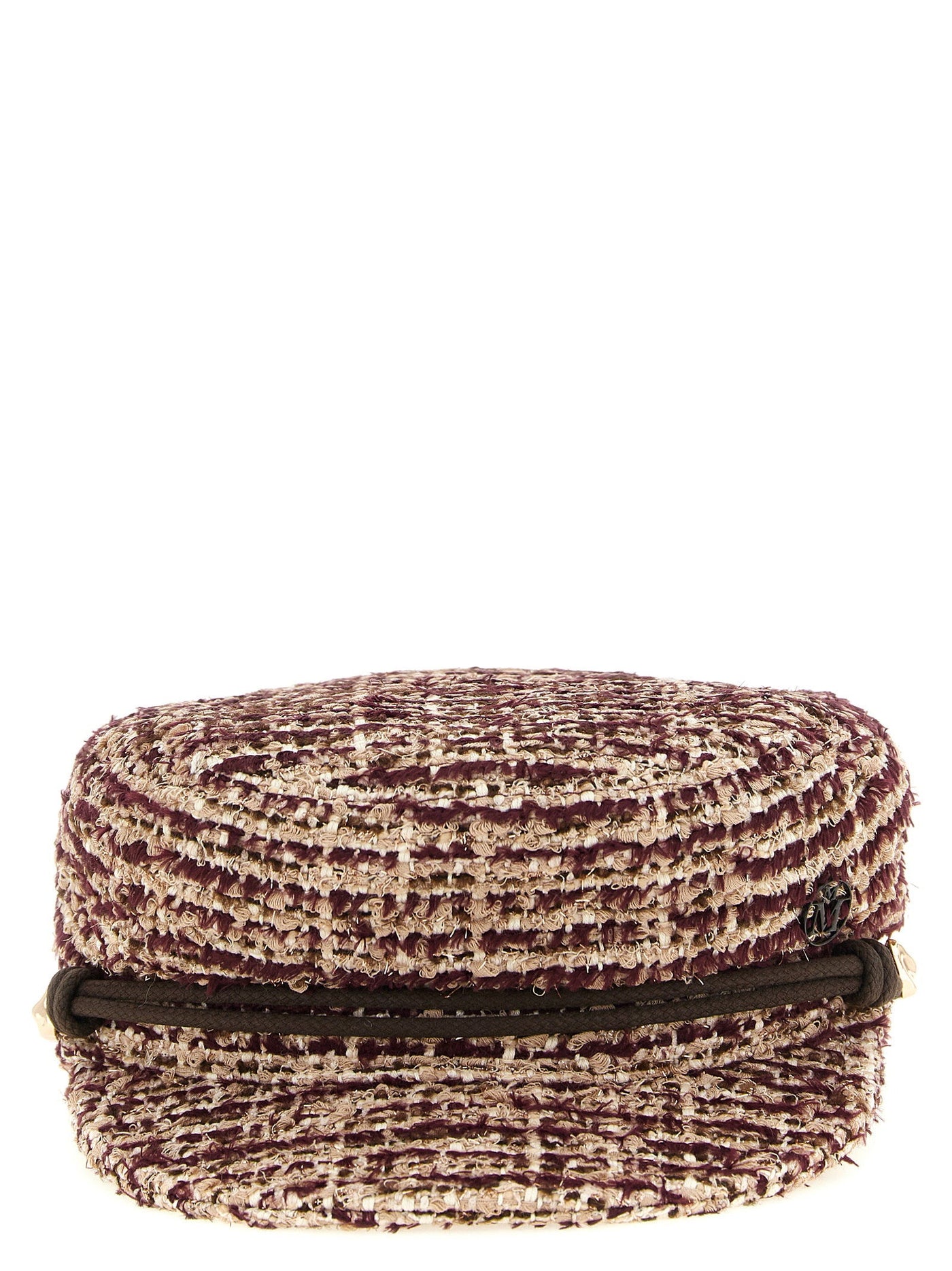 Maison Michel Beret — Burgundy Tweed Berets