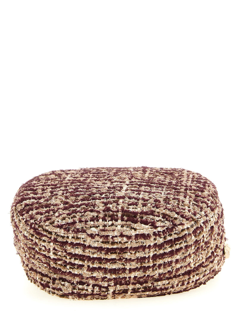 Maison Michel Beret — Burgundy Tweed Berets
