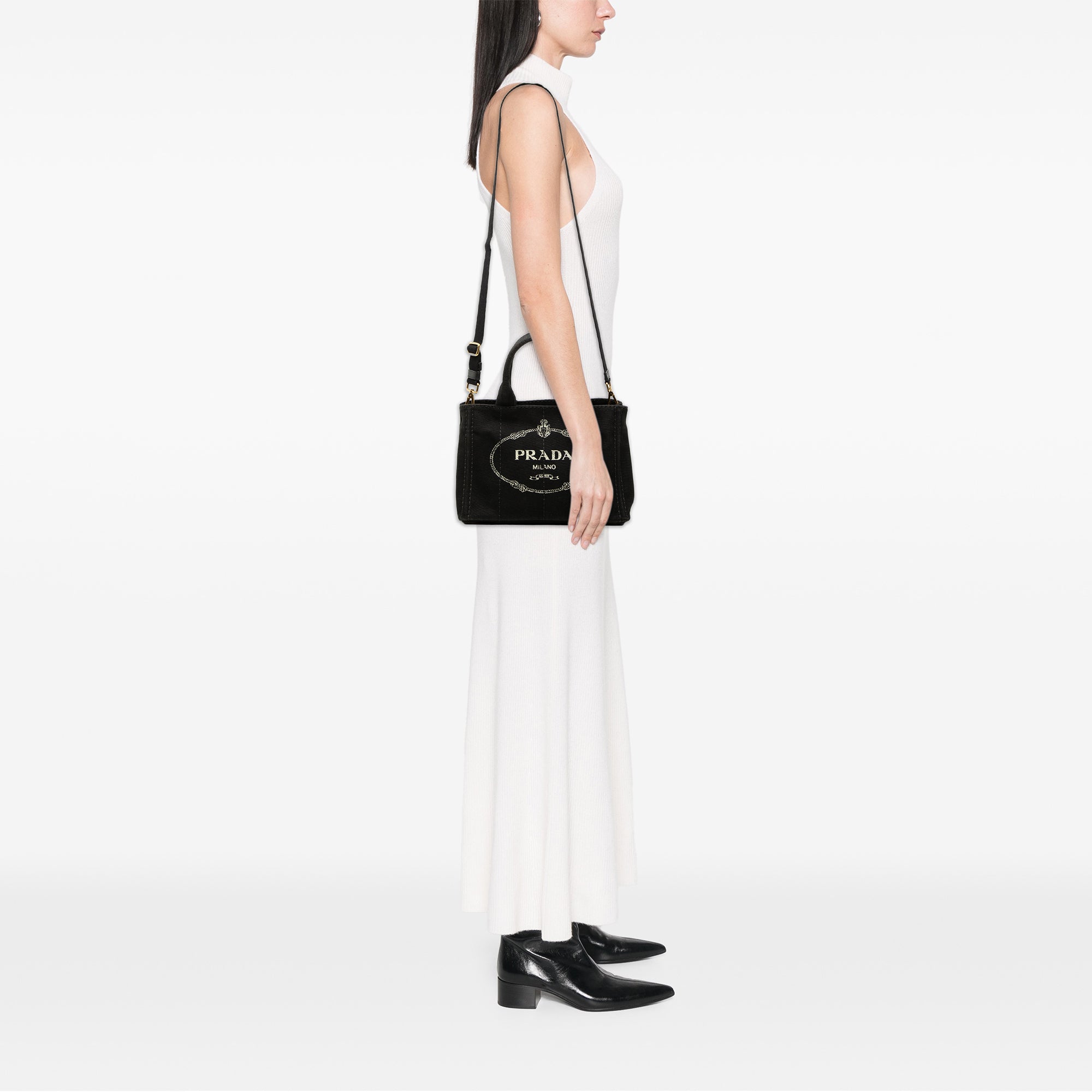 Small Canvas Canapa Logo Satchel - Image 6