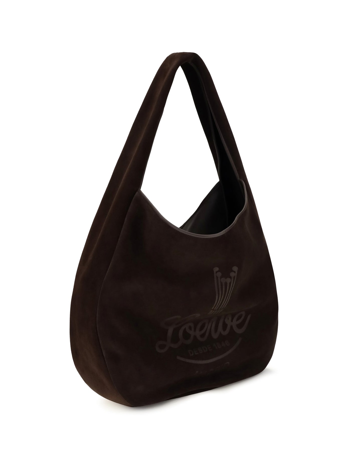 Loewe Roomy Hobo Bag — Brown Calf Leather