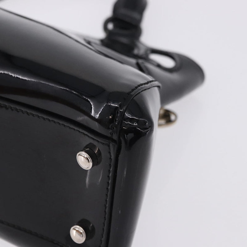 Cartier Marcello Patent Leather Black Patent_leather Bag