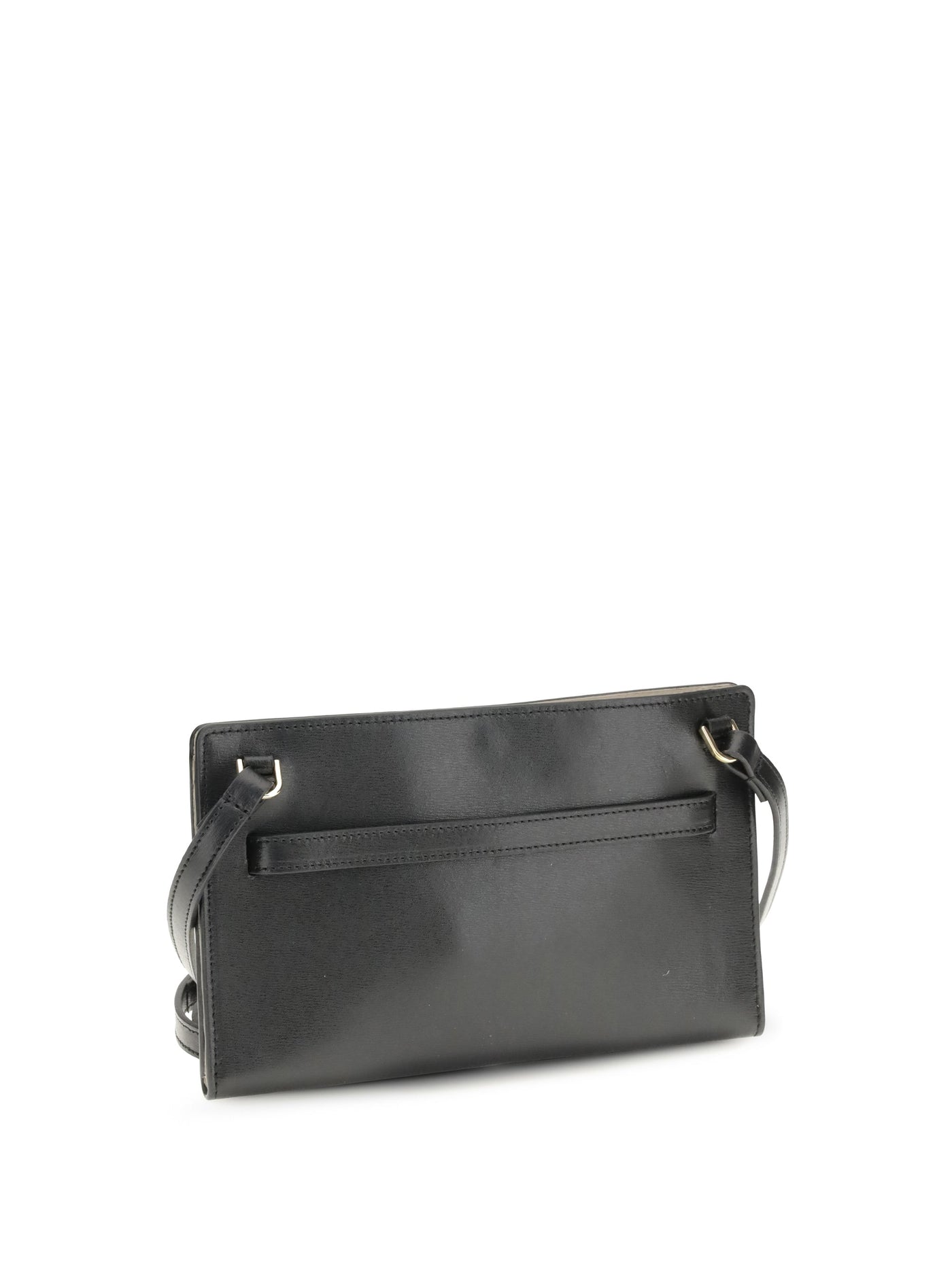 Toteme Crossbody Bag — Black Cow Leather