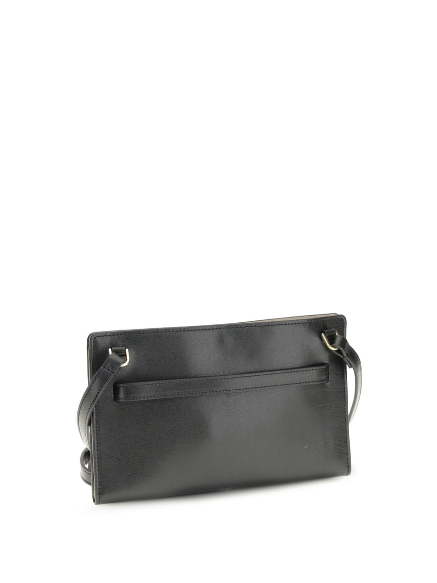 Toteme Crossbody Bag — Black Cow Leather