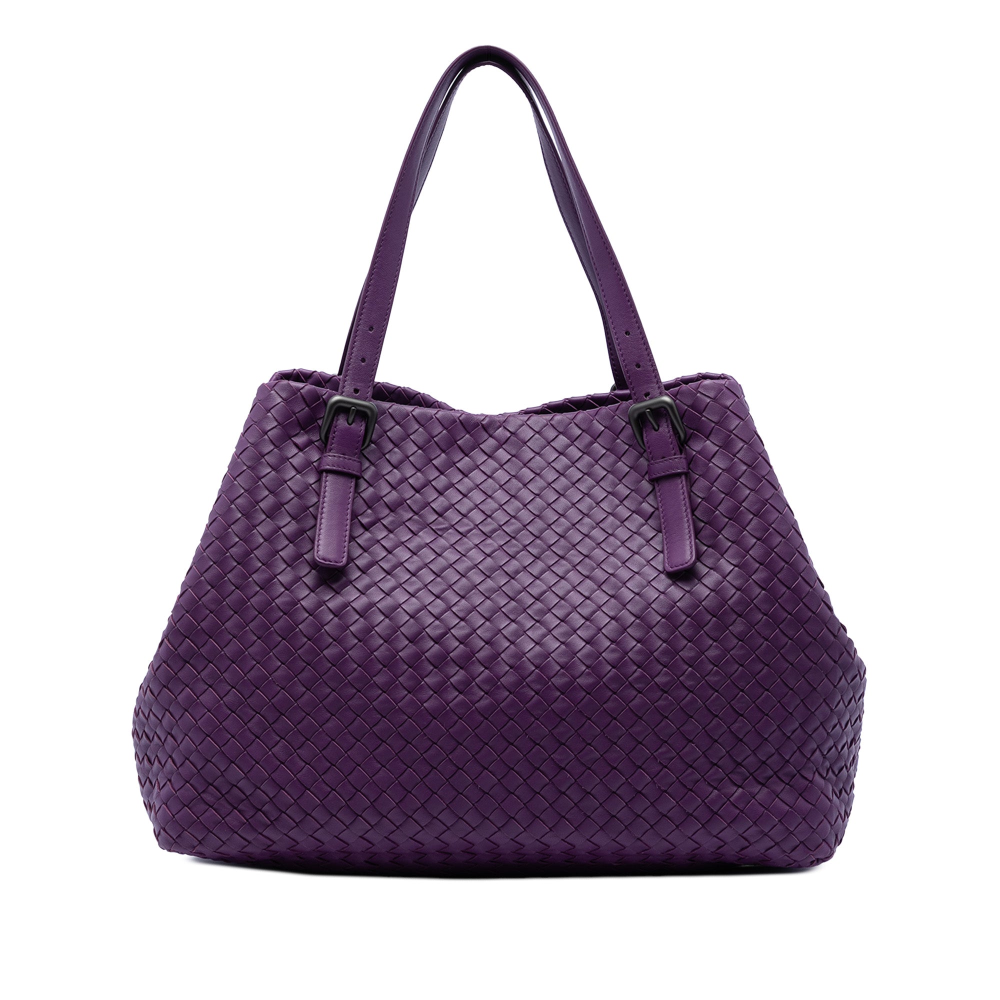 Large Nappa Intrecciato Cesta Tote - Image 1