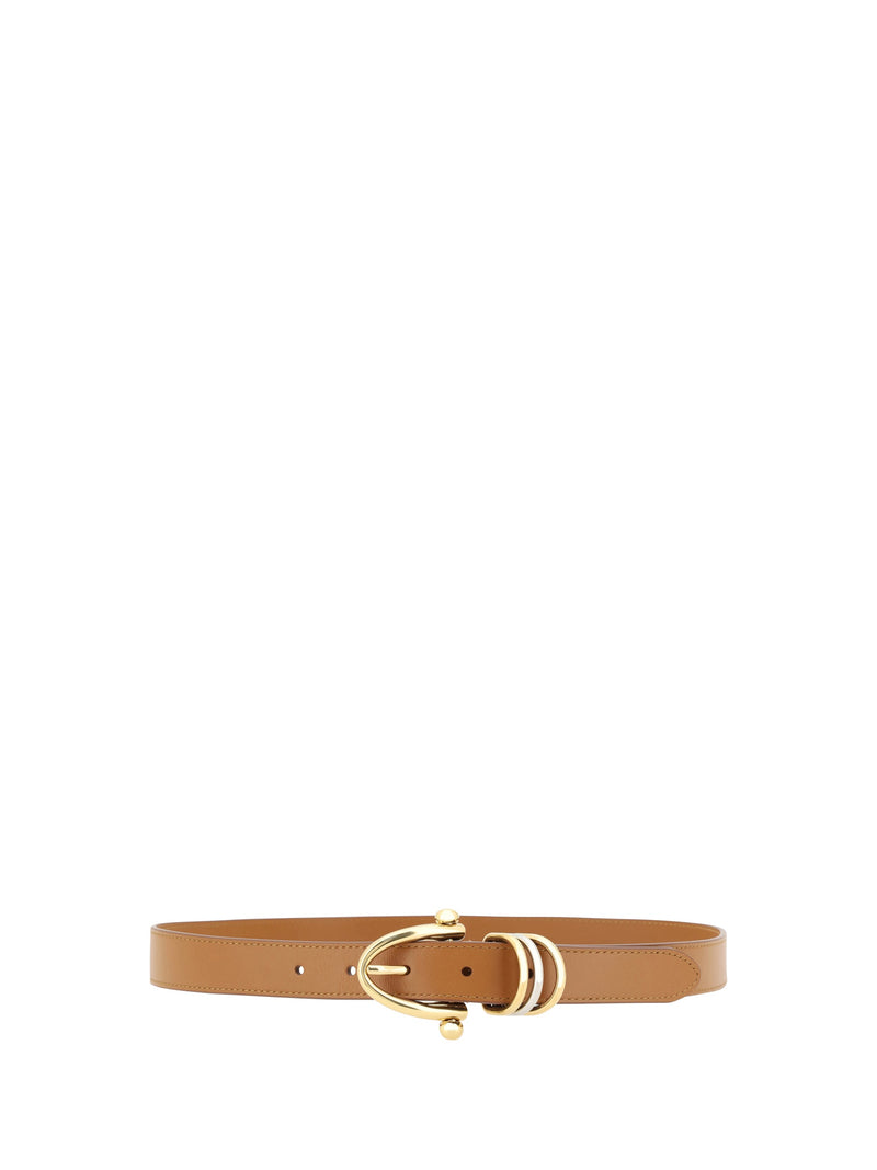 Chloé Leather Bracelet Belt — Brown Clay Calf Bos Taurus