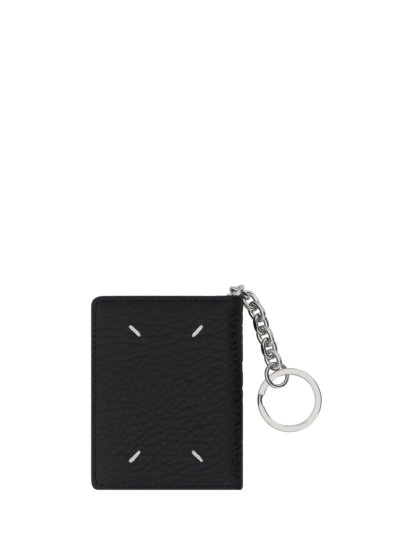 Maison Margiela Calfskin Card Case — Black Calf Leather Bos Taurus Cases