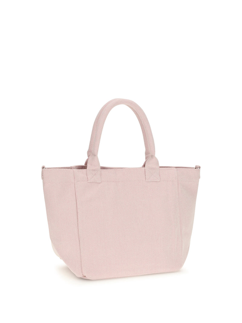 Ganni Easy Shopper Shoulder Bag — Beige Recycled Polyester