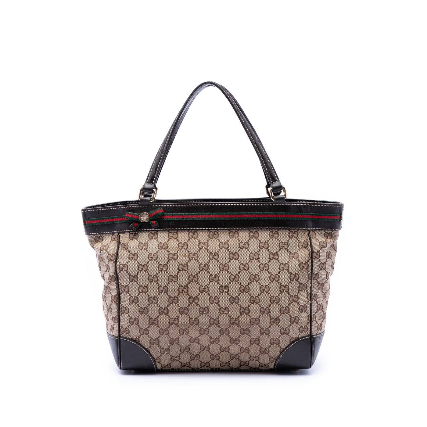 GG Canvas Web Mayfair Tote - Image 1