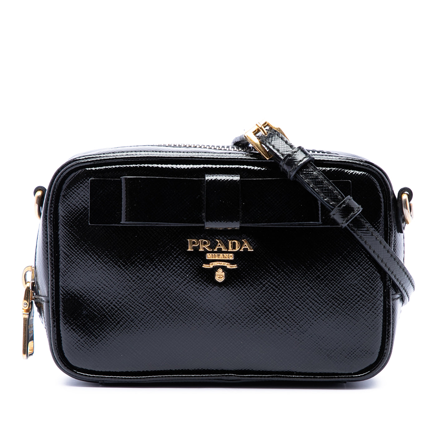 Saffiano Vernice Fiocco Camera Bag - Image 1