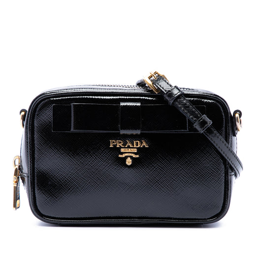 Saffiano Vernice Fiocco Camera Bag - Image 1