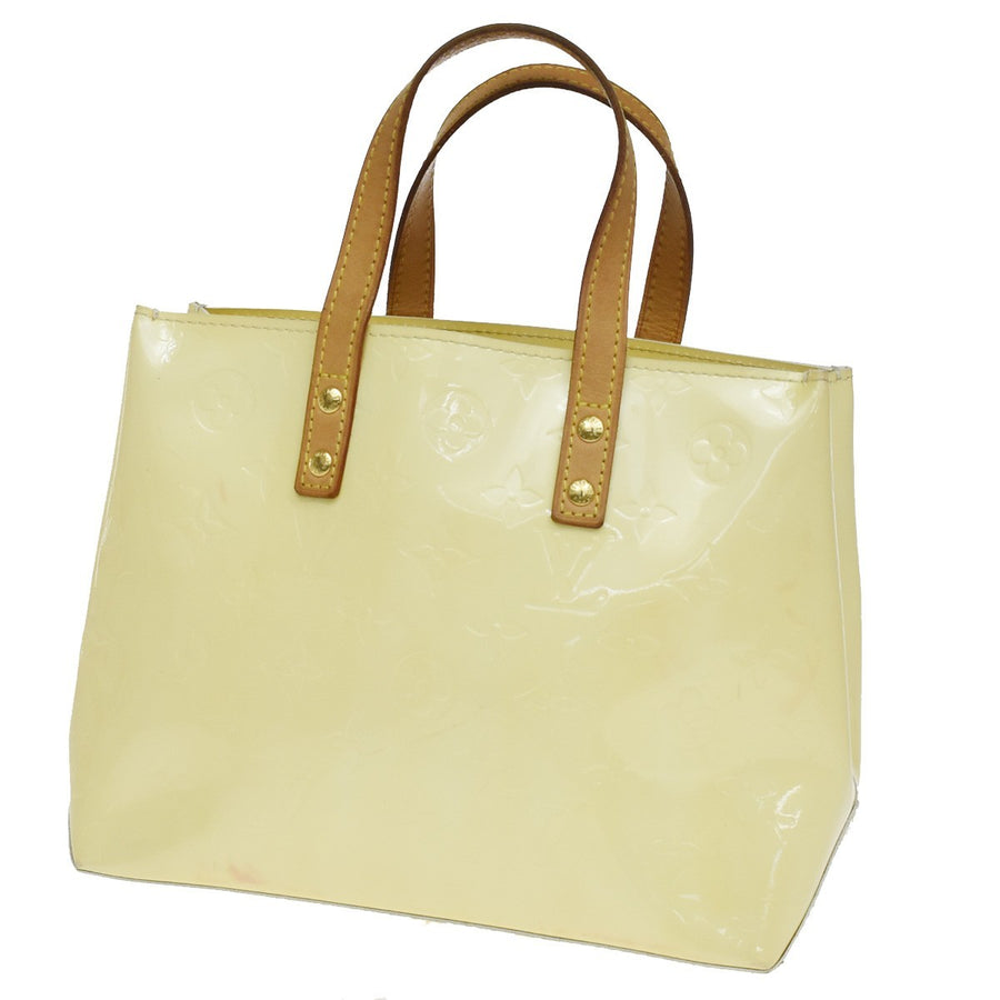 Louis Vuitton Reade Monogram Vernis Yellow Patent_leather Bag