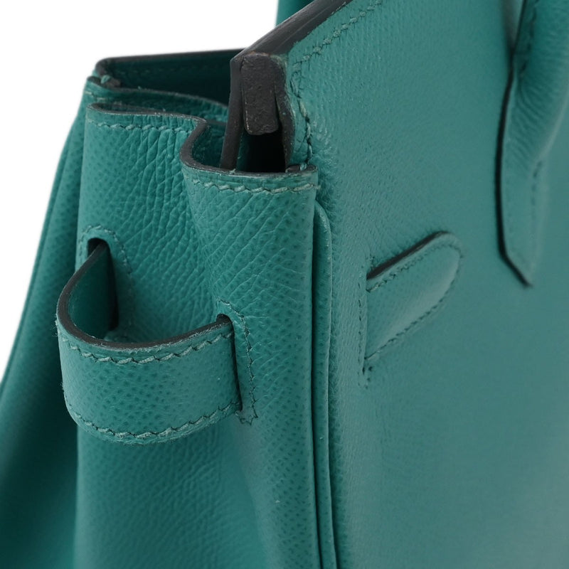 Hermes Birkin Green Epsom With Gold Hardware Leather Bag