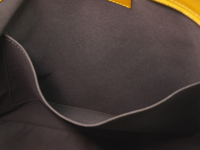 Louis Vuitton Tadao Damier Infini Leather Yellow Bag