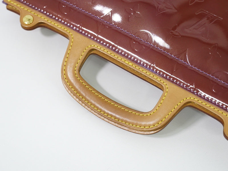 Louis Vuitton Stanton Monogram Vernis Purple Leather Bag