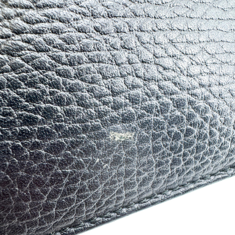Gucci Interlocking Leather Black Bag