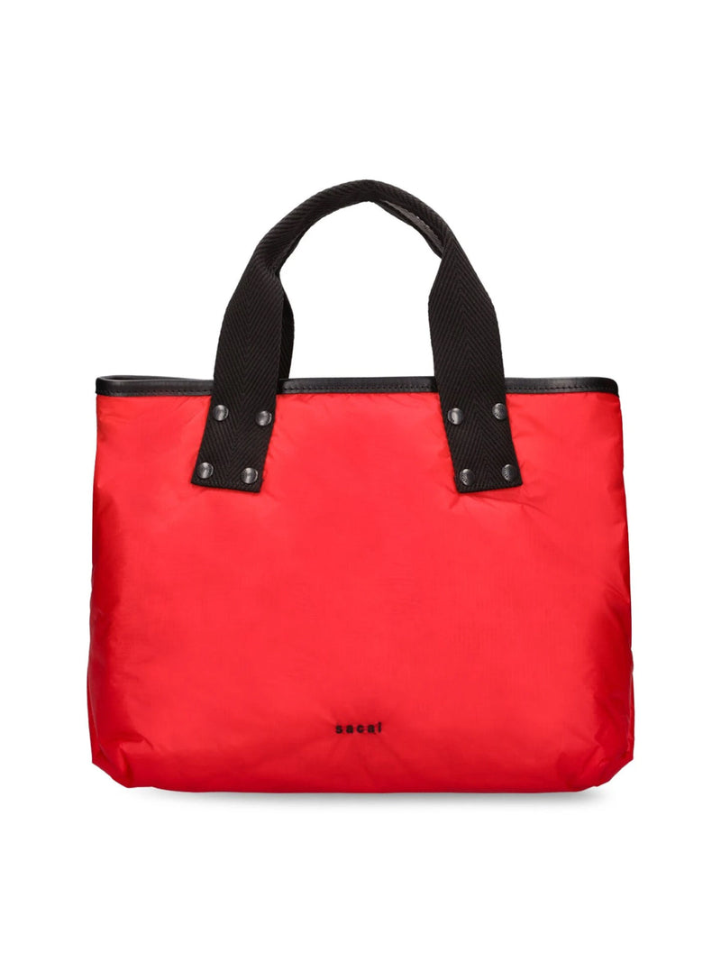 Sacai Skytex Tote Bag — Red Nylon