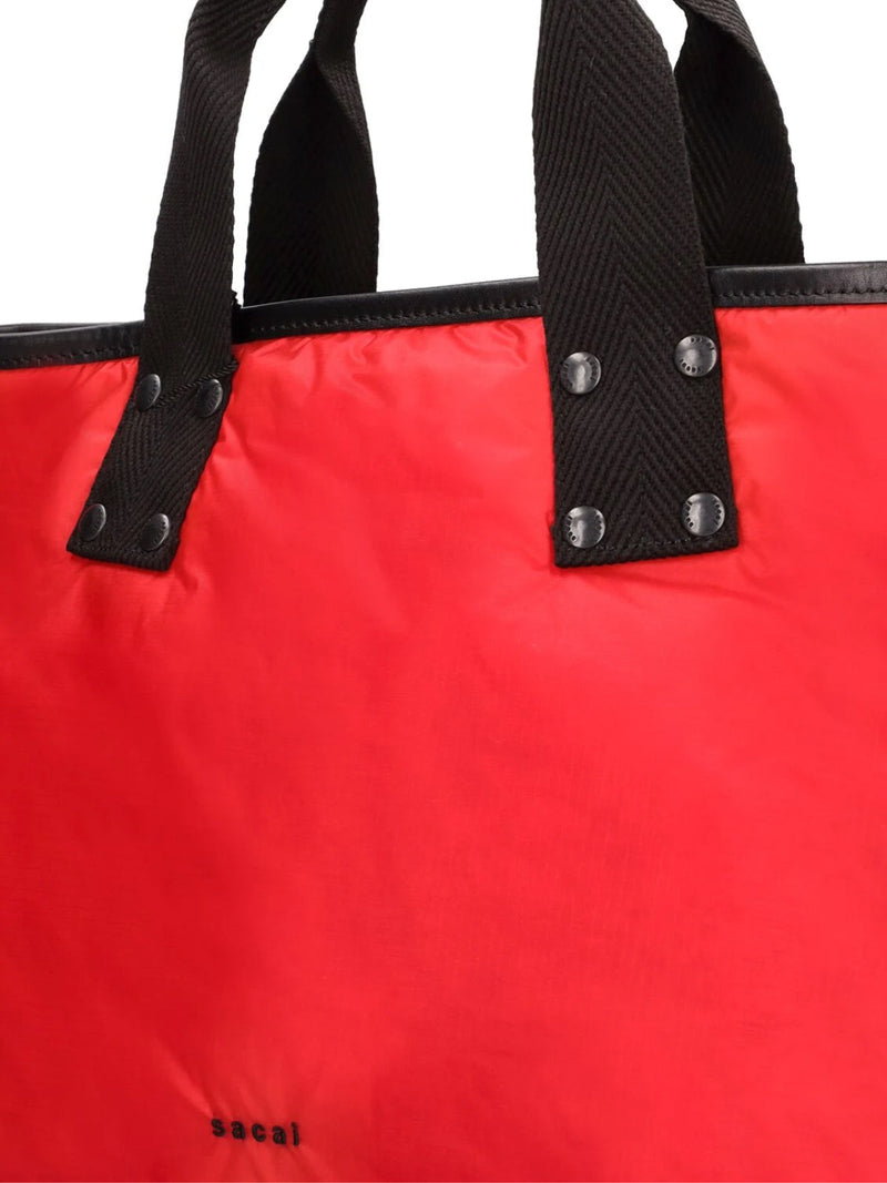 Sacai Skytex Tote Bag — Red Nylon