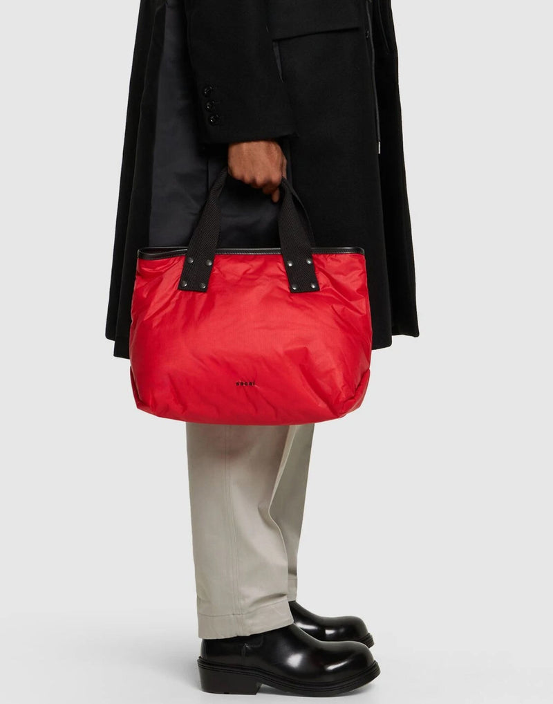 Sacai Skytex Tote Bag — Red Nylon