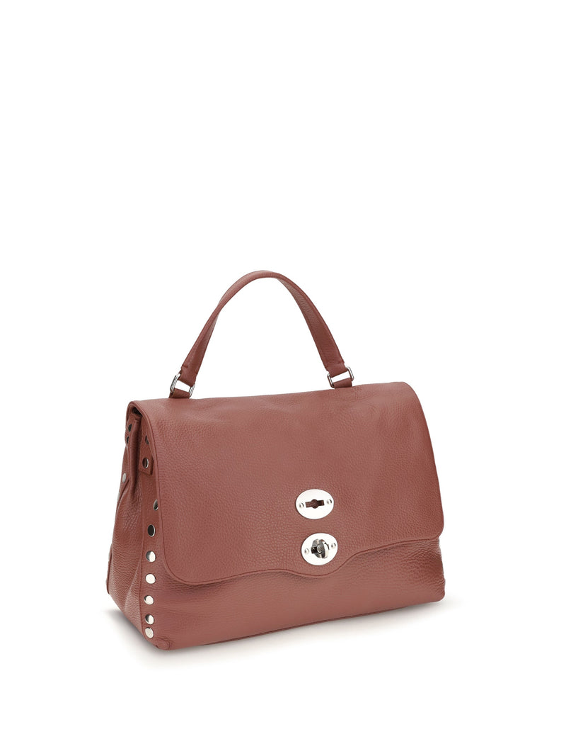 Zanellato Top Handle Bag — Red Calf Leather Bos Taurus