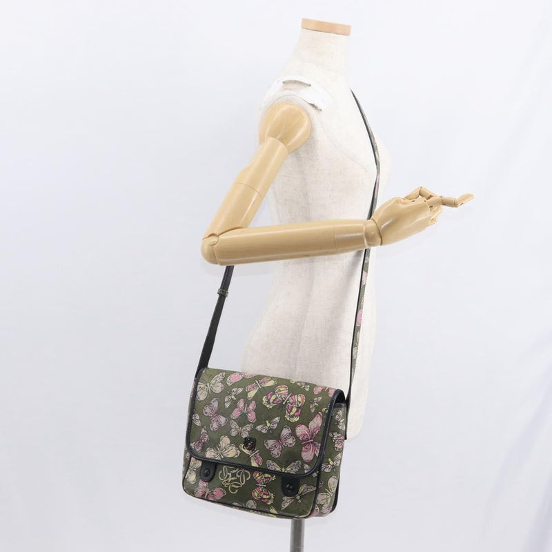 Loewe Messenger Printed Leather Green