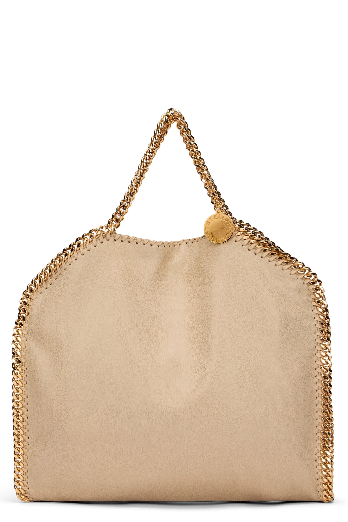 Stella Mccartney Falabella Tote Bag — Beige Polyester