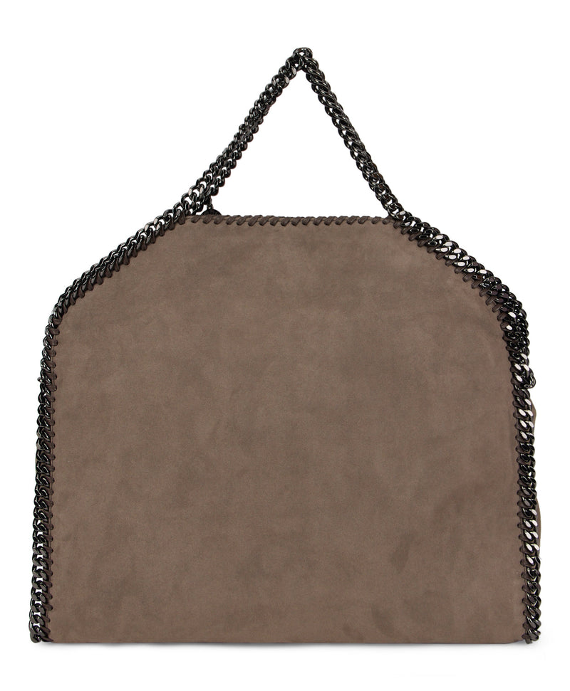 Stella Mccartney Chain-Trimmed Tote Bag — Taupe Polyester