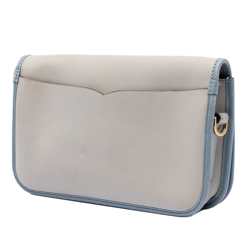 Bicolor Leather Anagram Ines Flap Crossbody - Image 2