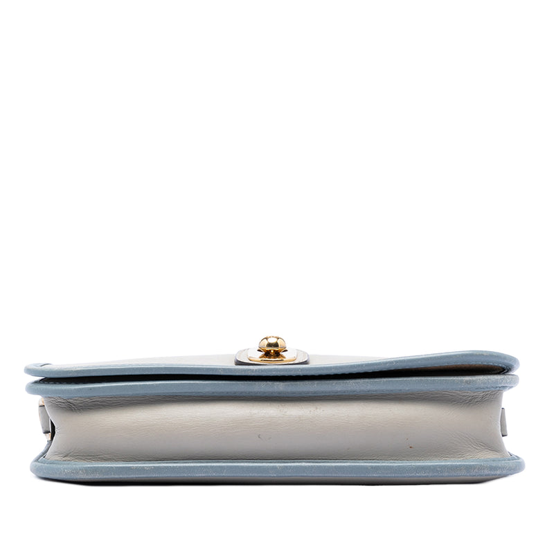 Bicolor Leather Anagram Ines Flap Crossbody - Image 3