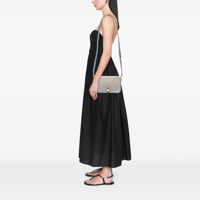 Bicolor Leather Anagram Ines Flap Crossbody - Image 7