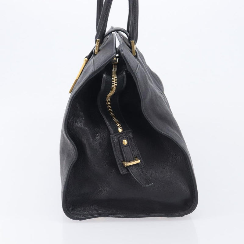 Saint Laurent Classic Y Cabas Leather Black Bag