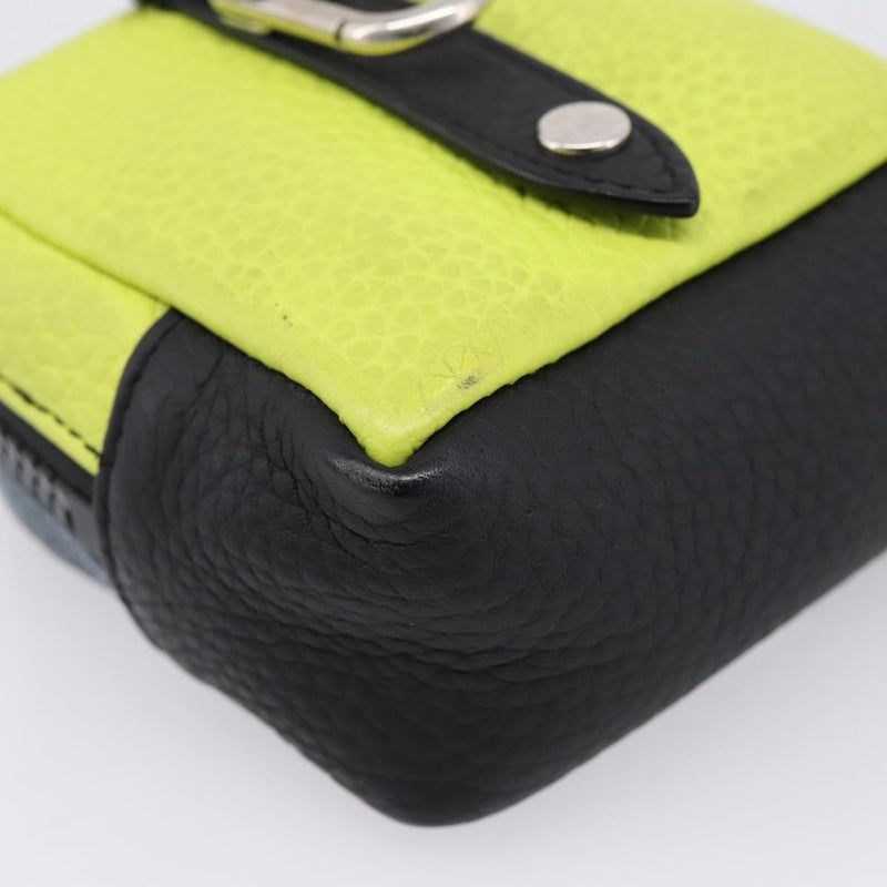 Louis Vuitton Square Pouch Bag Charm And Key Holder Leather Gray Accessory