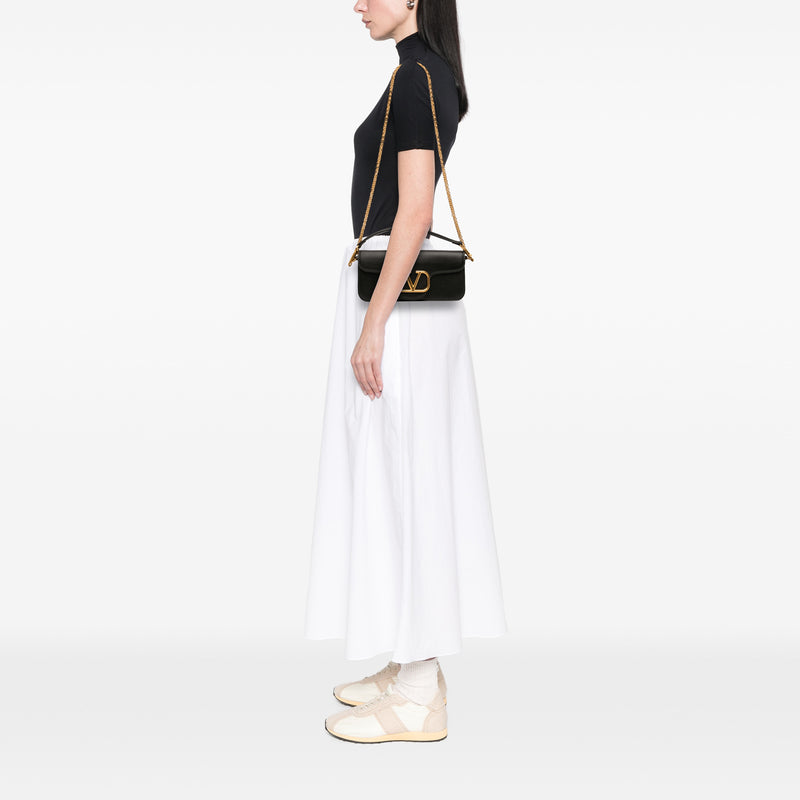 Calfskin VLogo Loco Satchel - Image 6
