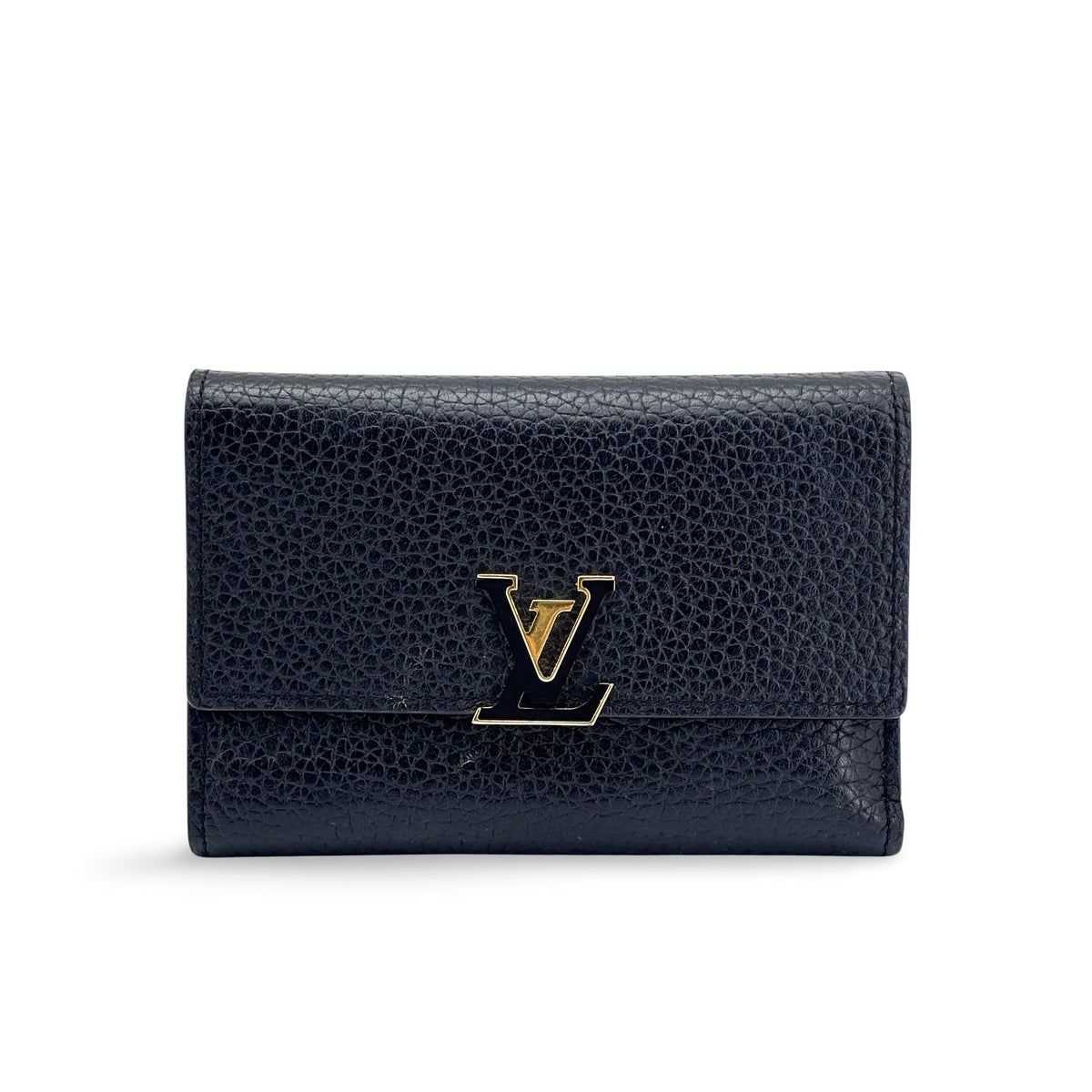 Louis Vuitton Capucines Taurillon Leather Black Accessory