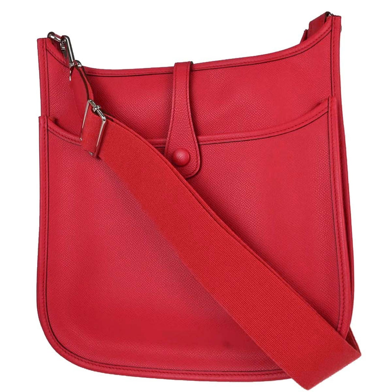 Hermes Evelyne Bag Gen Iii Epsom Red Leather