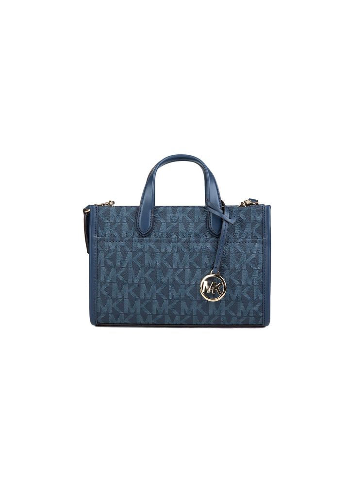 Michael Kors Gigi Small Tote Bag — Navy 89.coated Canvas
