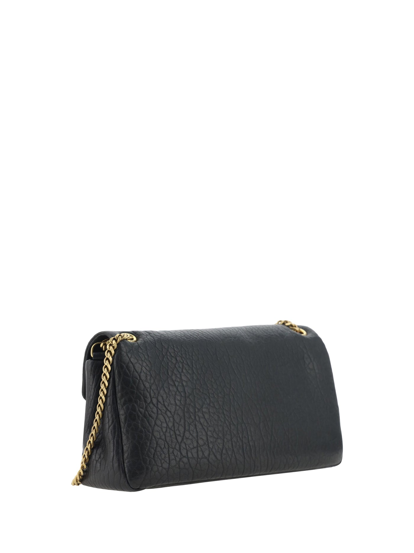 Saint Laurent Calypso Shoulder Bag — Black Lamb Ovis Aries