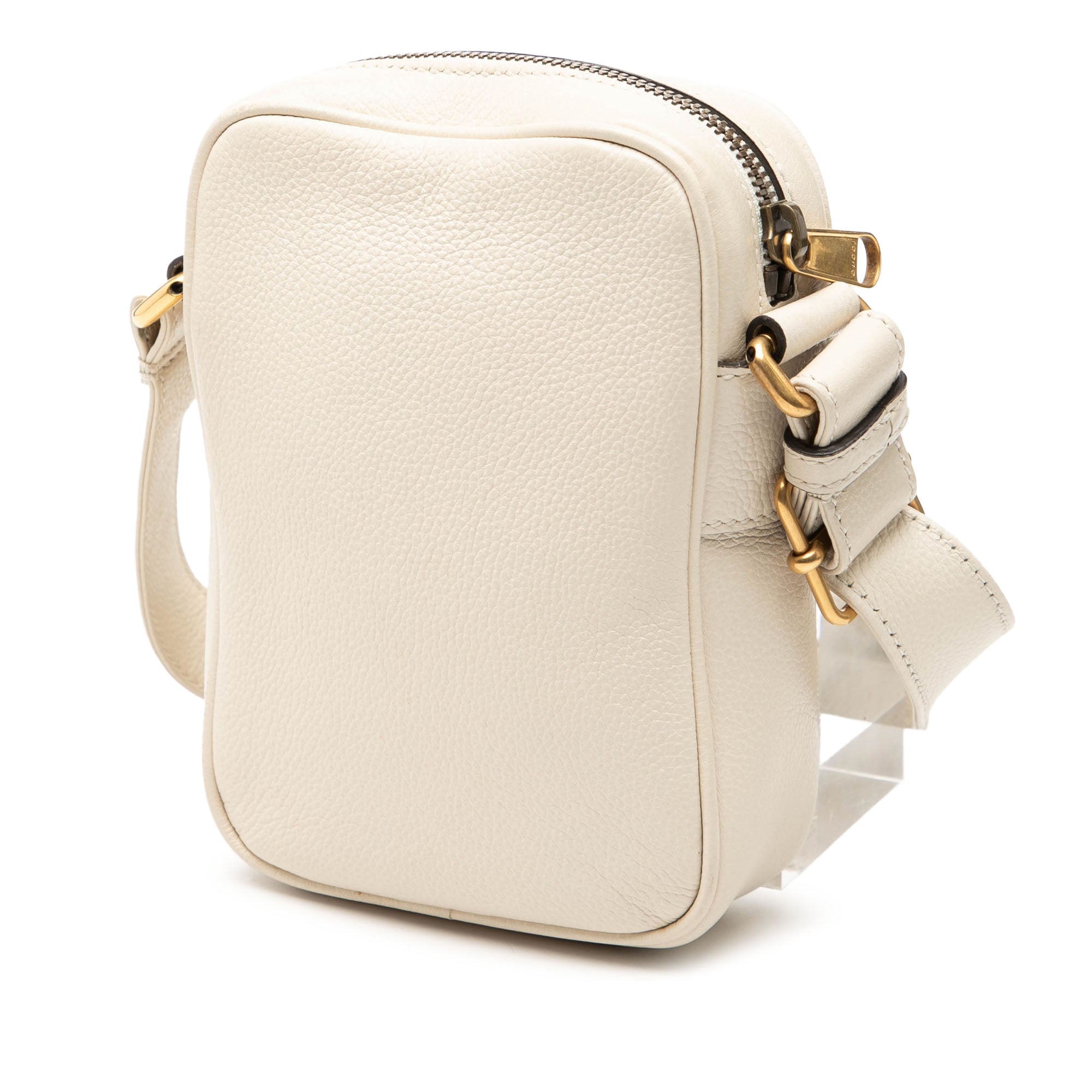 Mini Grained Calfskin Logo Crossbody - Image 2