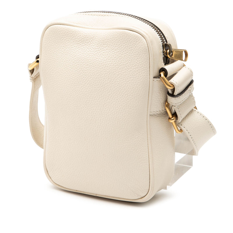 Mini Grained Calfskin Logo Crossbody - Image 2