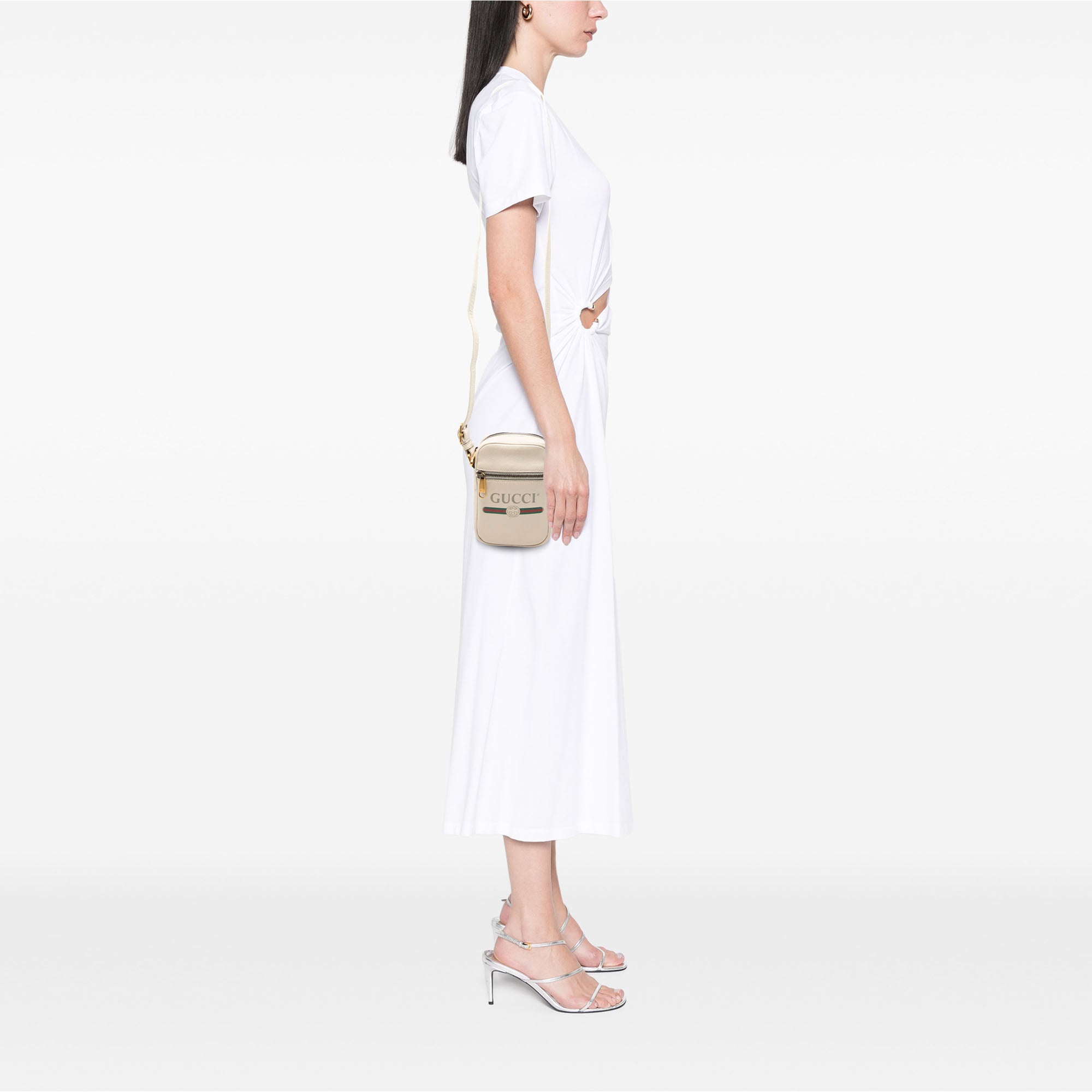 Mini Grained Calfskin Logo Crossbody - Image 7