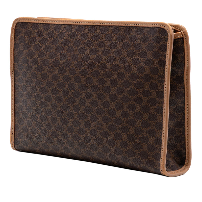 Macadam Coated Canvas Clutch - Image 2