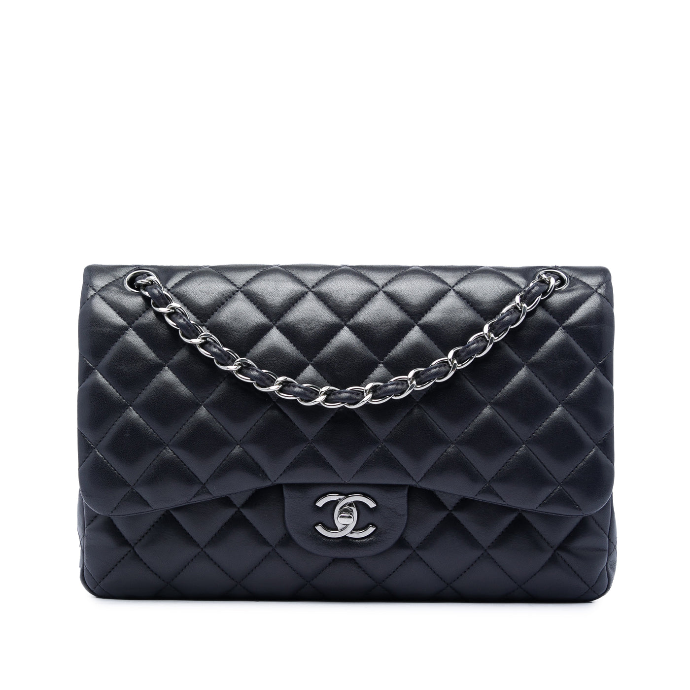 Jumbo Classic Lambskin Double Flap - Image 1