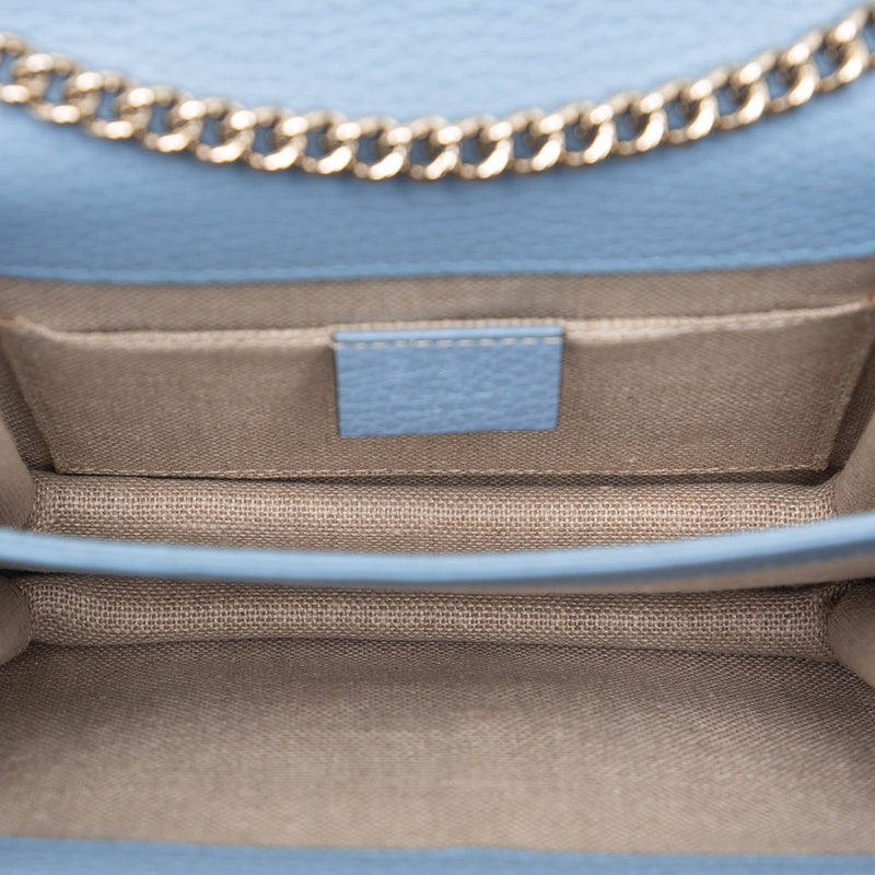 Small Dollar Calfskin Interlocking G Crossbody - Image 4