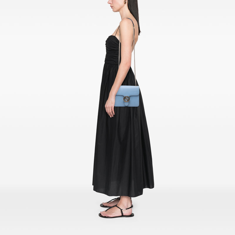 Small Dollar Calfskin Interlocking G Crossbody - Image 7
