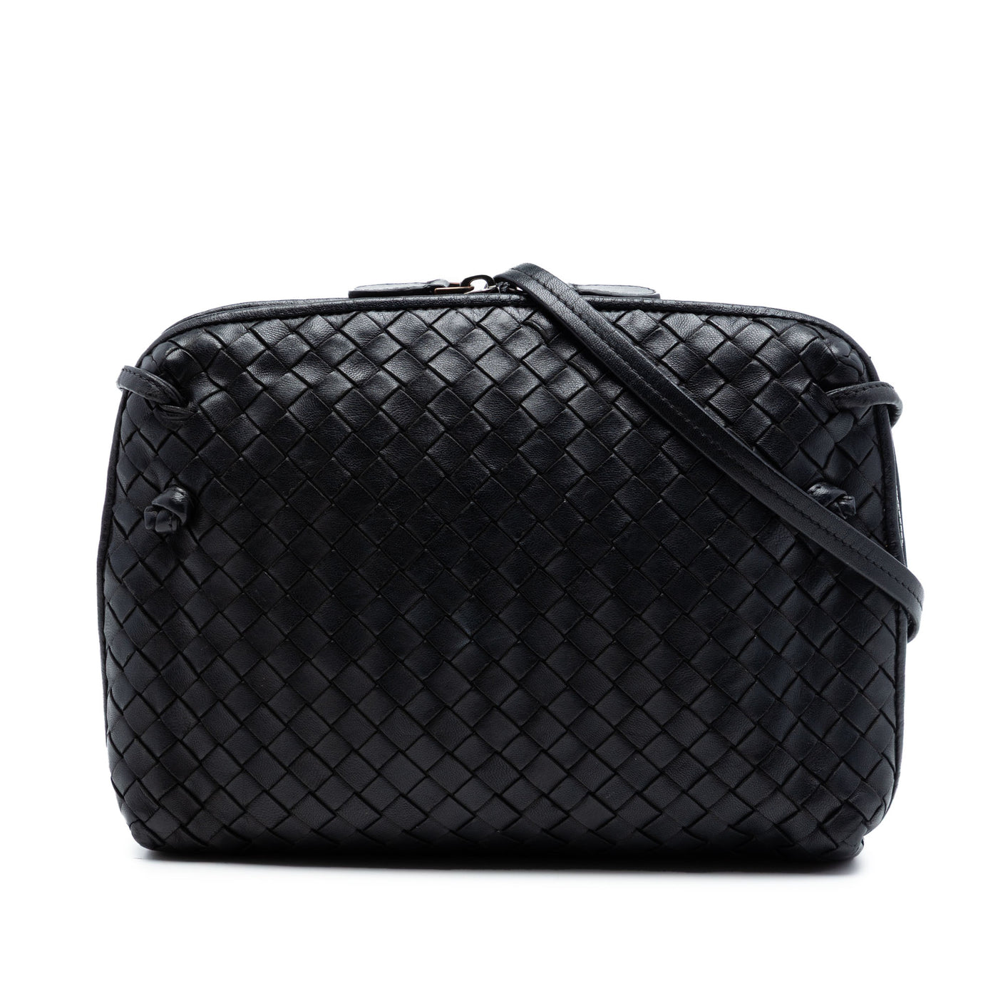 Nappa Intrecciato Nodini Crossbody - Image 1
