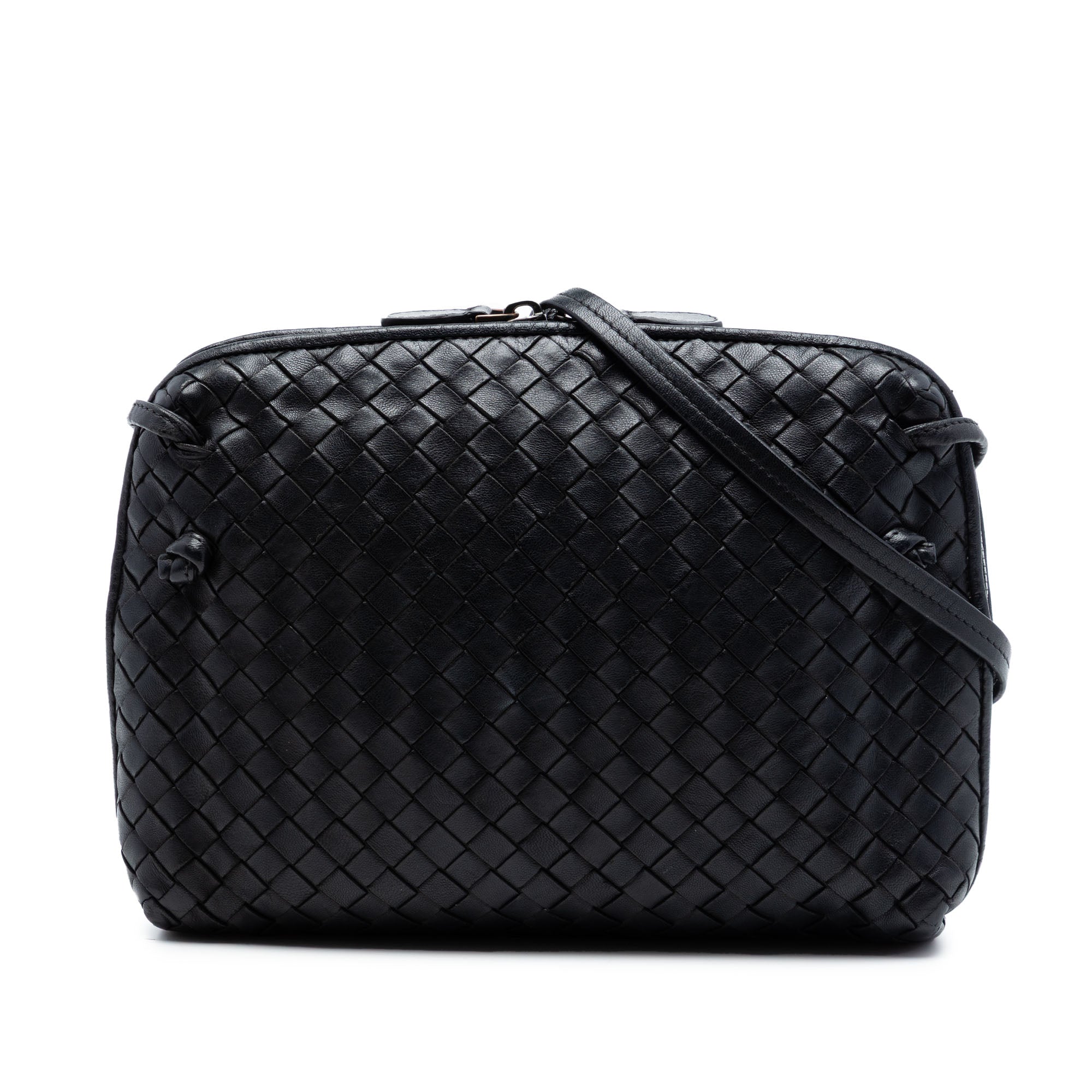 Nappa Intrecciato Nodini Crossbody - Image 1