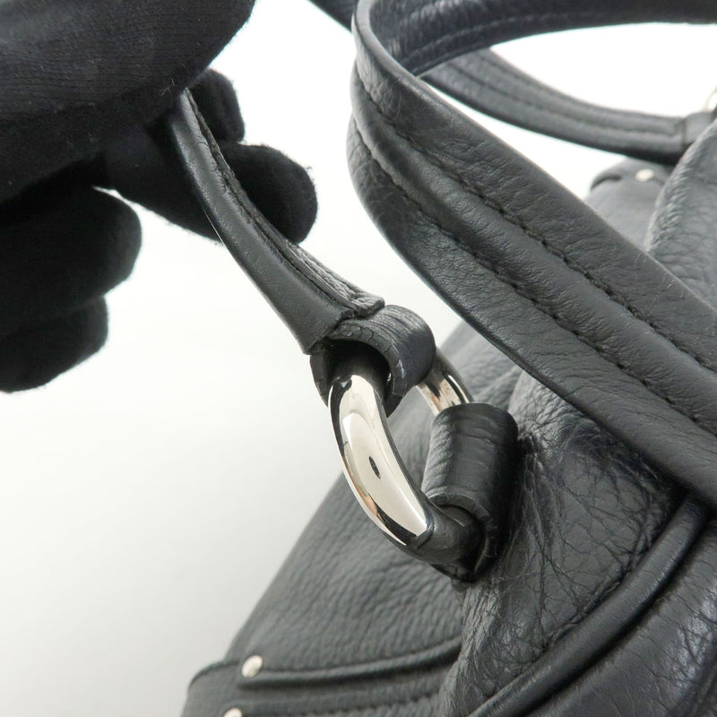 Celine Macadam Leather Black Bag