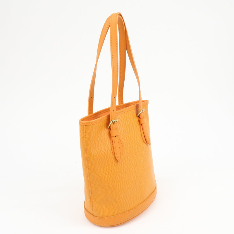 Louis Vuitton Petit Bucket Epi Leather Orange Bag