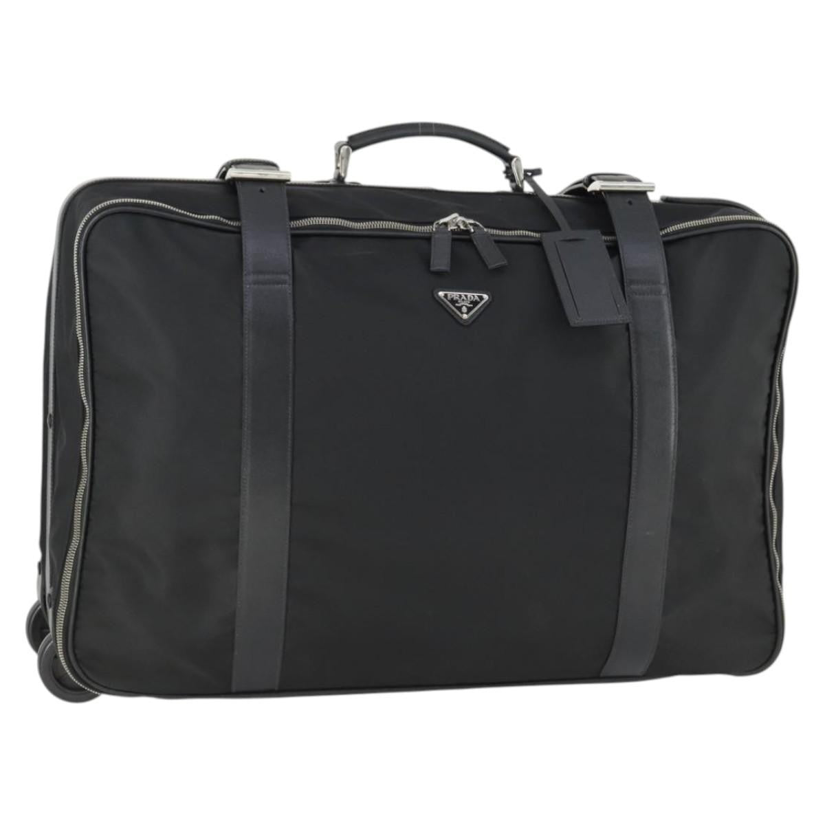 Prada Suitcase Re-Nylon And Saffiano Black Bag