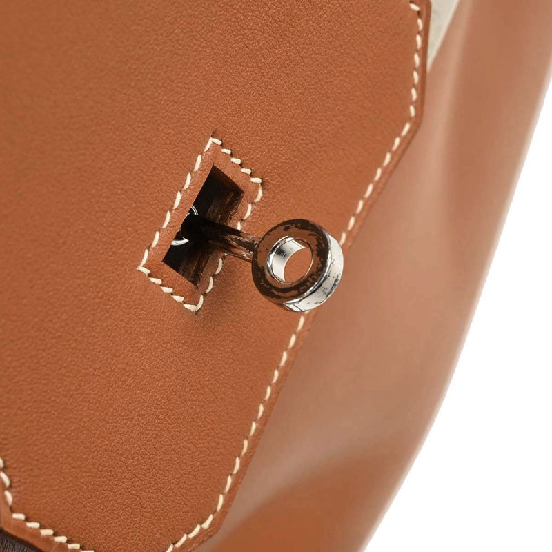 Hermes Birkin Brown Swift With Palladium Hardware Leather Bag